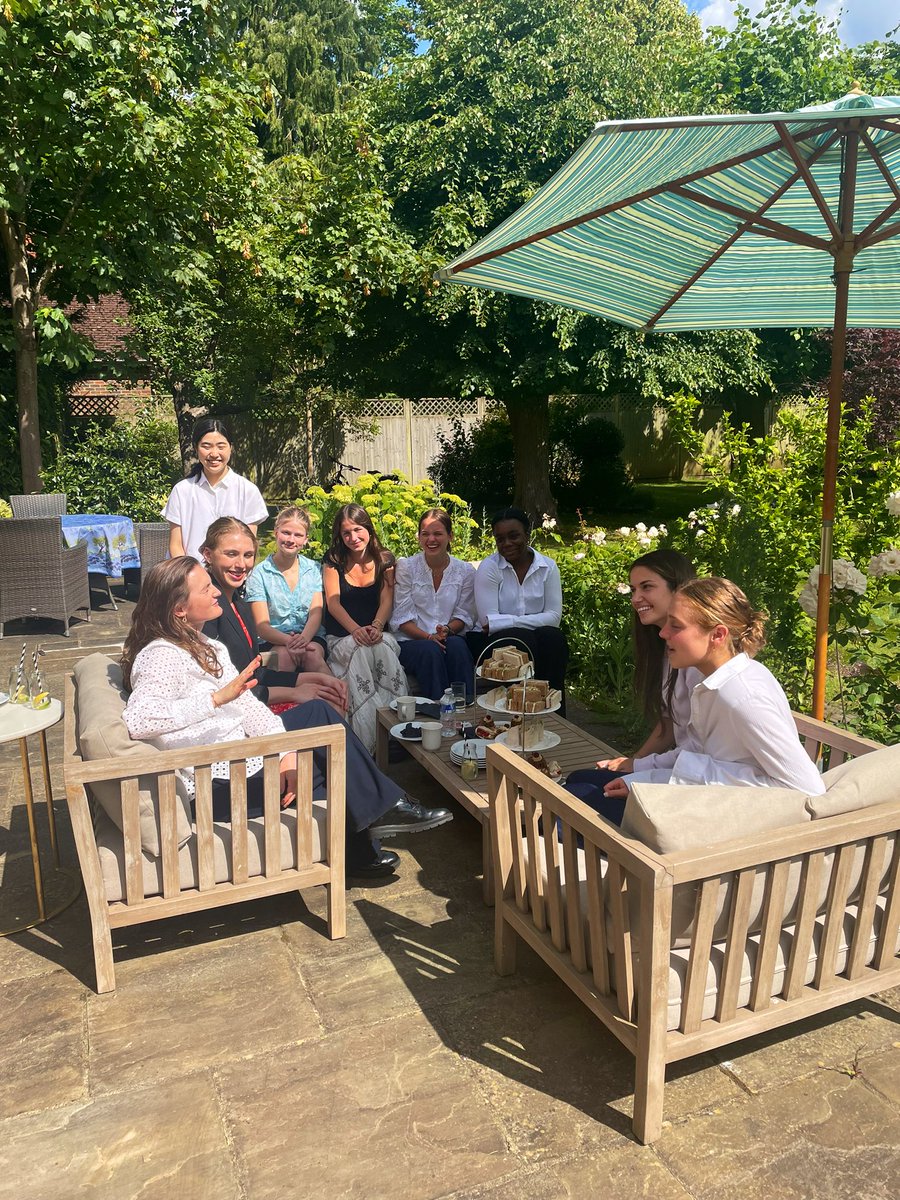 Lovely to see our outgoing Senior Prefect Team for afternoon tea today - exams are over and the summer beckons! #AfternoonTea #QASStrongSpirits <a href="/BSAboarding/">BSA Boarding</a> <a href="/Fortnums/">Fortnum & Mason</a>