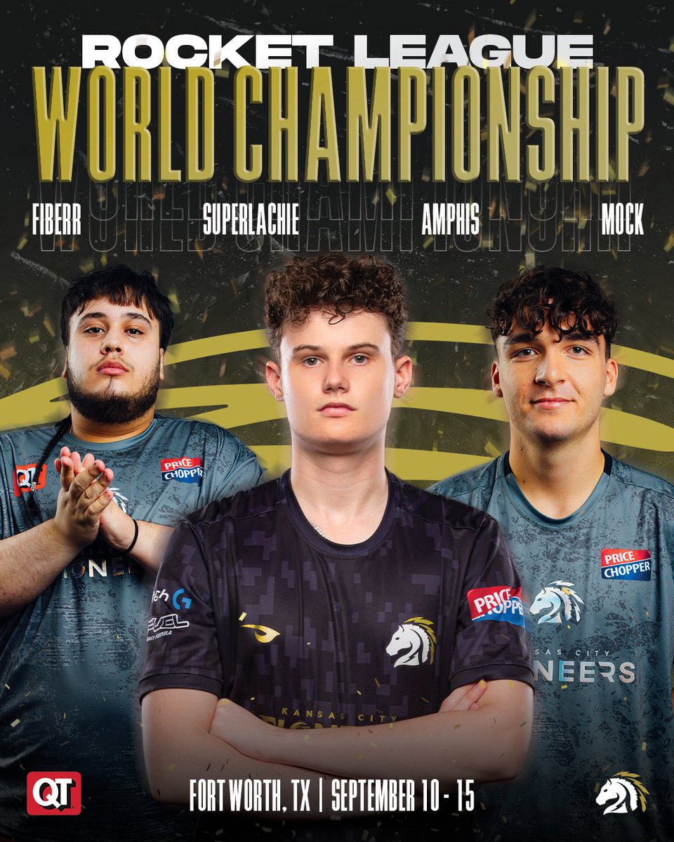 3 WORLD CHAMPIONSHIP APPEARANCES IN A ROW 🇦🇺

The <a href="/QuikTrip/">QuikTrip</a> Pioneers have qualified for the 2024 RLCS World Championship 🏆

<a href="/Fiberr_RL/">PWR Fibérr 🇨🇱</a> // <a href="/Superlachierl/">PWR Superlachie</a> // <a href="/AmphisR/">Amphis</a> // <a href="/mockrl__/">mock</a>  

We’ll see you in Texas 🐴 #QTPG