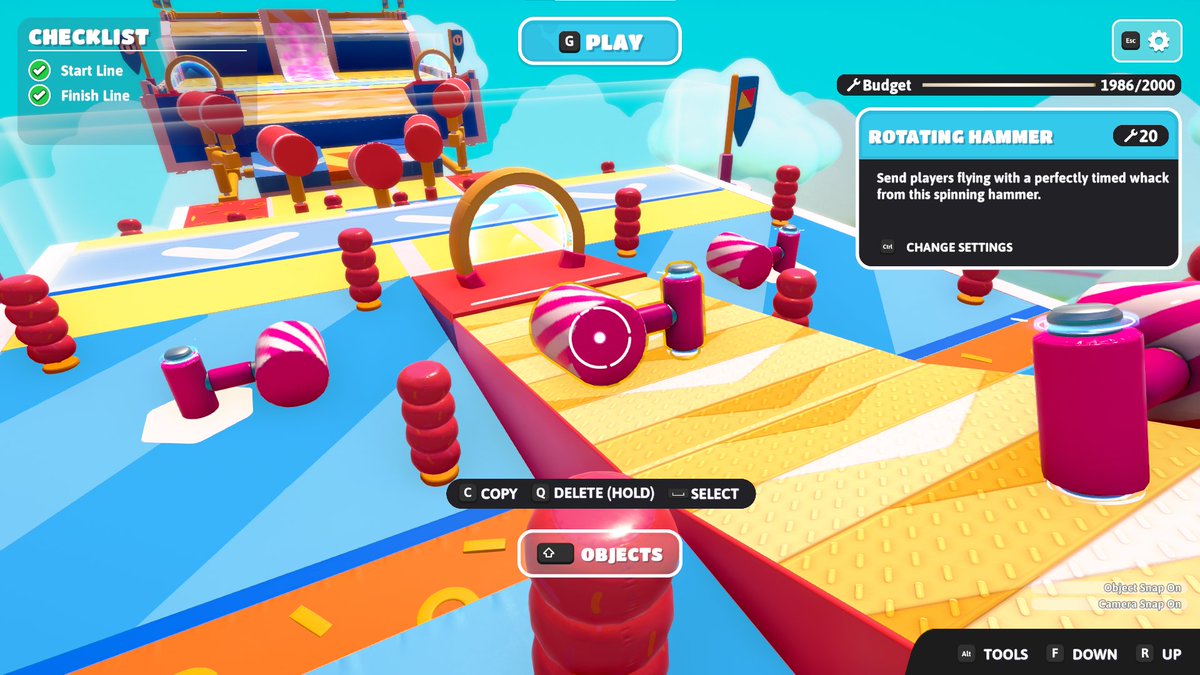 purrpawfg's tweet photo. It is the 2nd anniversary of Season 1: Free For All!
To celebrate, I made a stadium-themed level:
FREE FALL THROWBACK!
Code: 8651-0401-1200
"Run, bounce and slide your way past the obstacles to reach the finish line!"
#fallguyscreative #fallguys #fallguysfreeforall https://t.co/MROot5deCz