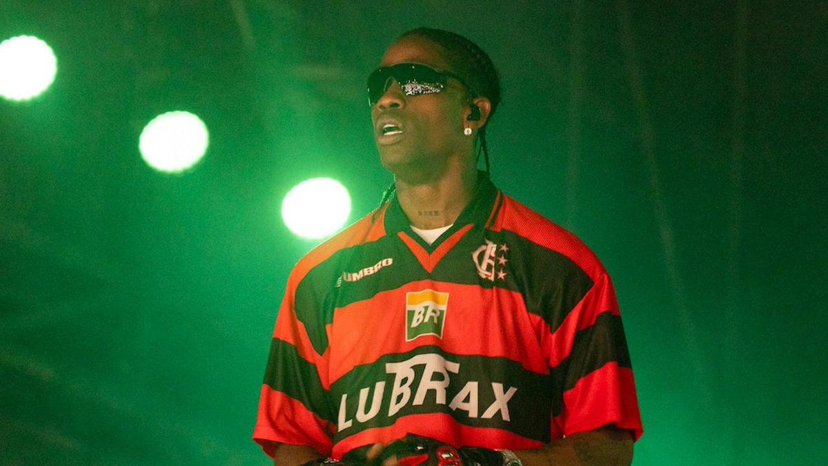 RapMais's tweet photo. 🚨Polícia diz que Travis Scott deu a seguinte resposta quando perguntado se estava bêbado no momento de sua prisão:  

"Isso é Miami" https://t.co/eCsNDLstdl