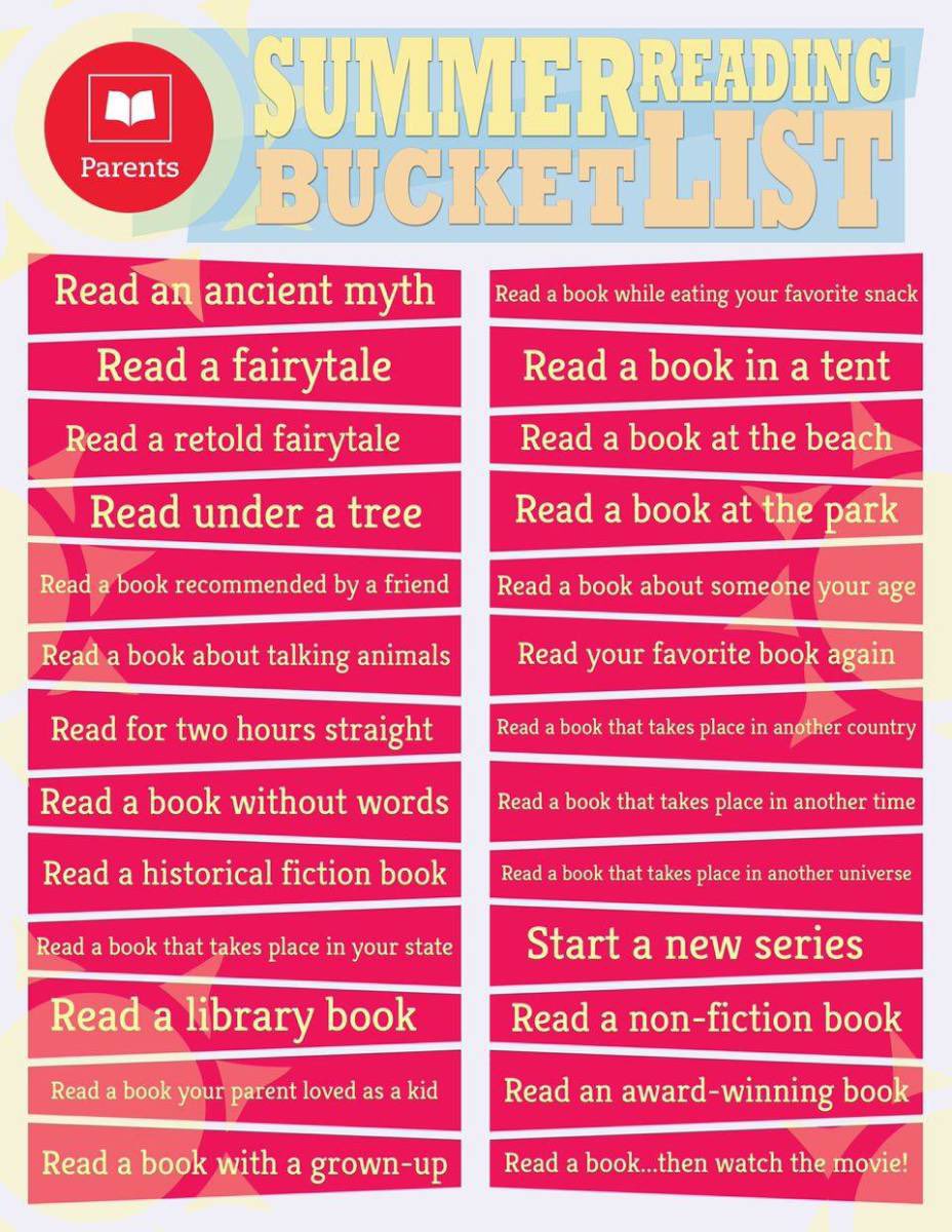 So classes are all done, go out and have some fun! If you want a challenge, consider creating your own Summer reading bucket list! Bulldogs, What’s on your bucket list? <a href="/BrooksideInt/">Brookside Intermediate</a>