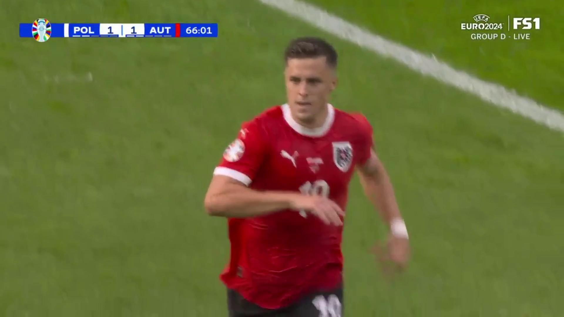 AUSTRIA TAKES THE LEAD 🇦🇹Christoph Baumgartner with the goal 👏