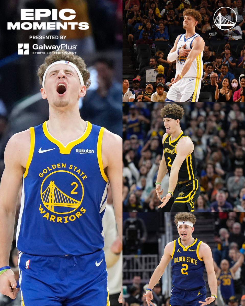 warriors's tweet photo. No. 2 brings all the heat on the court 🔥

@galway_plus || EPIC Moments https://t.co/osRn211QMQ