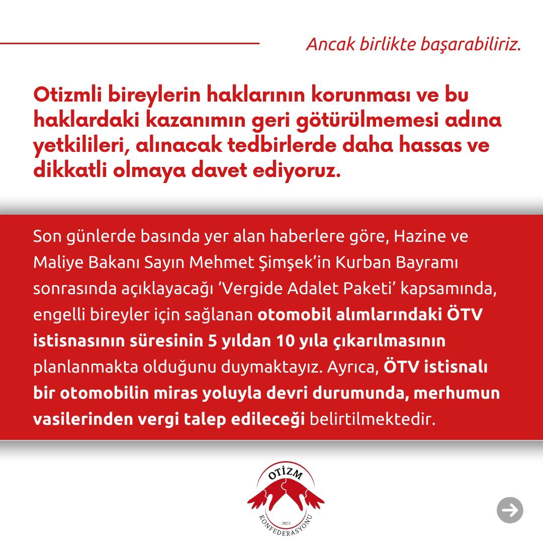 Otizm Konfederasyonu tweet media