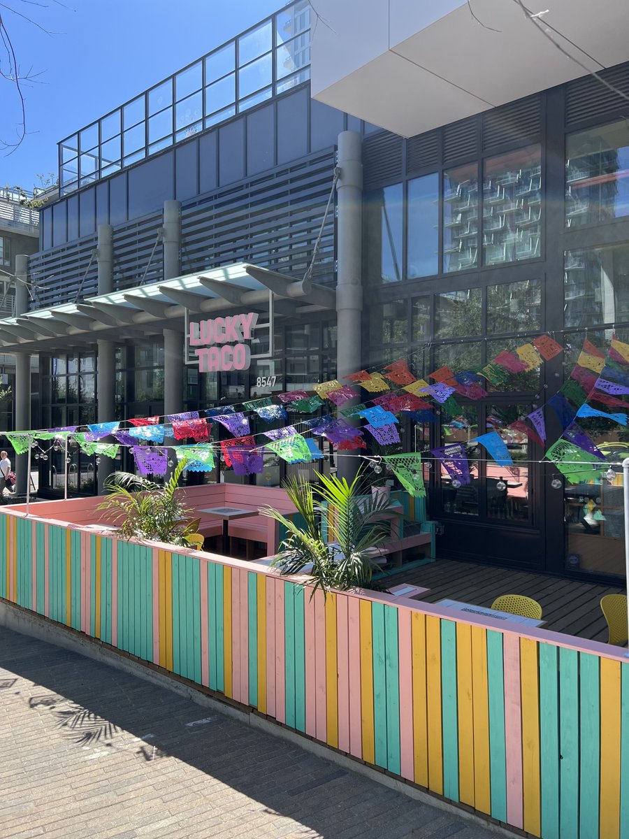 🌞 Exciting news for Vancouver's River District! Lucky Taco has unveiled its  new 40-seat patio. 🌮 Enjoy tacos, nachos, and margaritas under the sun, surrounded by tropical plants and cumbia beats. Happy Hour daily from 4-5 p.m. and 9 p.m. to close. ℹ️ bit.ly/4c9oiRb