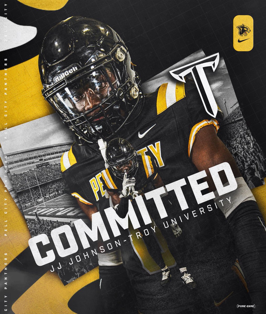 Pell City Football (@pellcityftbl) on Twitter photo Congratulations to <a href="/jamarijohnson00/">Jamari Johnson 3⭐️</a> on his Commitment to <a href="/TroyTrojansFB/">Troy Trojans Football 8x⚔️</a> 🤺
Let’s Make History 🥇
#UATW 🌏 #GoPanthers 🐾🐾 Congratulations to <a href="/jamarijohnson00/">Jamari Johnson 3⭐️</a> on his Commitment to <a href="/TroyTrojansFB/">Troy Trojans Football 8x⚔️</a> 🤺
Let’s Make History 🥇
#UATW 🌏 #GoPanthers 🐾🐾