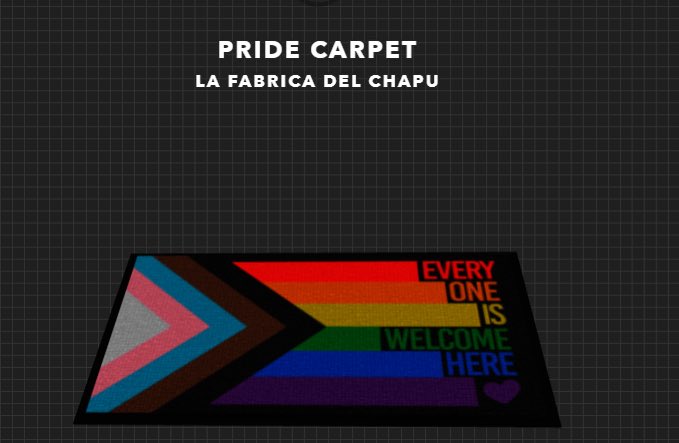 These Pride carpets by Chapu go very well with the Pod1um Pride ornaments by The Toss-Shak!  Love them!!  ❤️ @uplandme <a href="/tosshed/">TossHed.eth 🦄⛓️</a> <a href="/fadi04_/">Fahad Naeem</a>  <a href="/cham504/">El Chapu / 🇭🇳CAHACH🇭🇳</a> #upland #uplandme #UGC