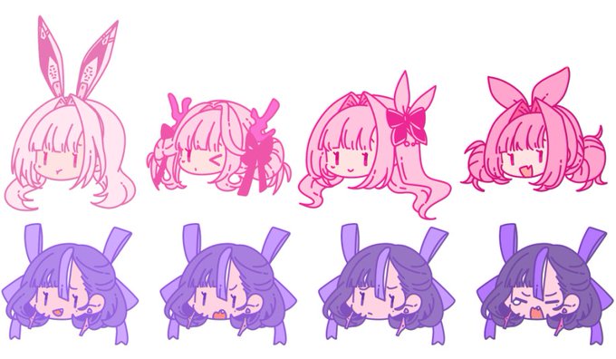 ブラン シュエン
🤍🤍💜💜 