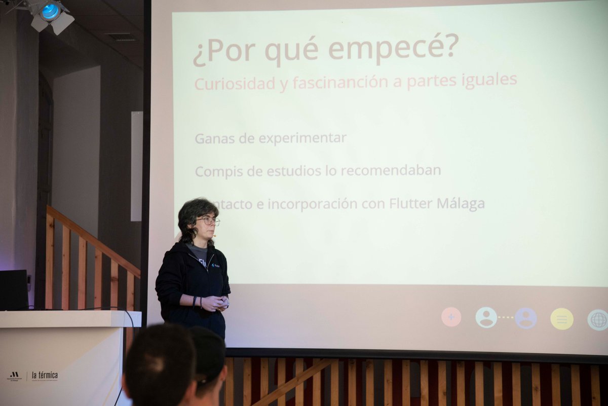 OpenSouthCode's tweet image. 📱 Elena G Blanco (@Beelzenef_ ) nos llevó a descubrir cómo crear apps multiplataforma con Flutter. ¡Un primer paso esencial para cualquier desarrollador! 🚀✨ #OpenSouthCode24 #Flutter #DesarrolloApp