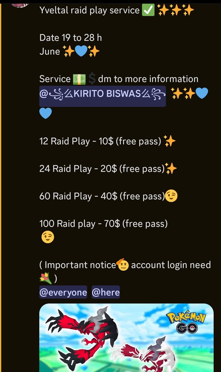 KIRITOBISWAS's tweet image. Dm to more information @KIRITOBISWAS ✨💙✨