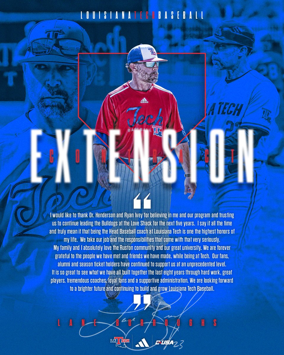 Lane 🚂 here for the long haul 

📰- latechsports.com/news/2024/6/21…