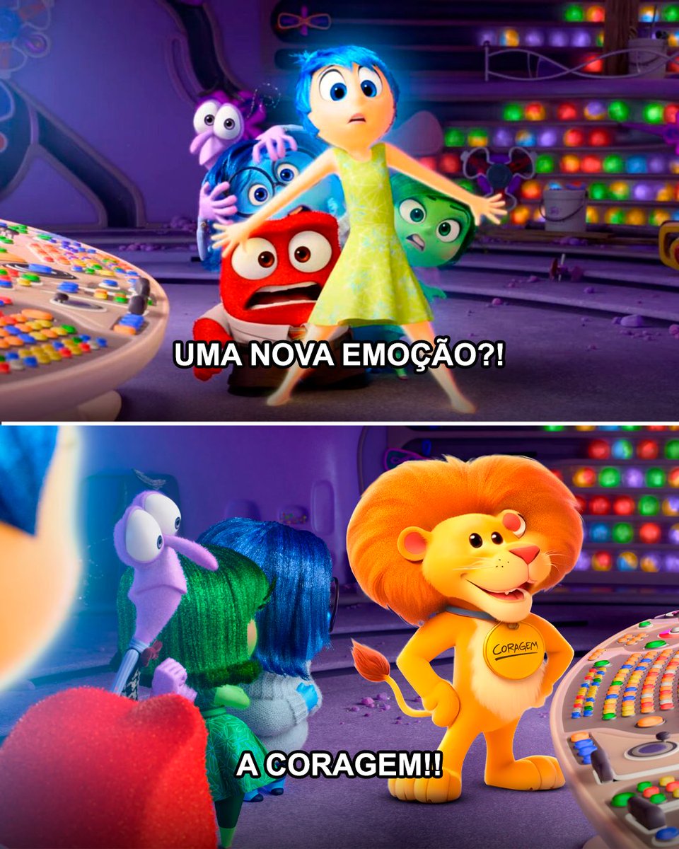 🚨 Nova emoção na área: A CORAGEM!
E aqui no ICI é assim que ela se parece: com o nosso leão. 🦁❤