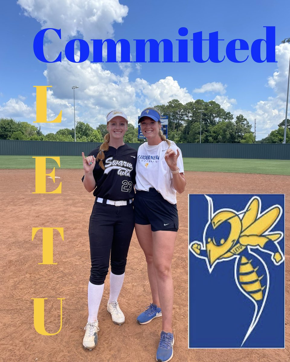 brooke_bubert's tweet photo. Sting’em!! 
@Swarm_Wideman 
@LETUSoftball https://t.co/L0Kw9C88pX
