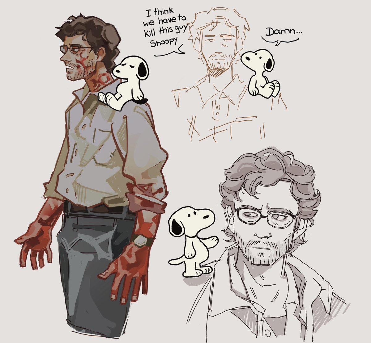 Will Graham y Snoopy crossover????