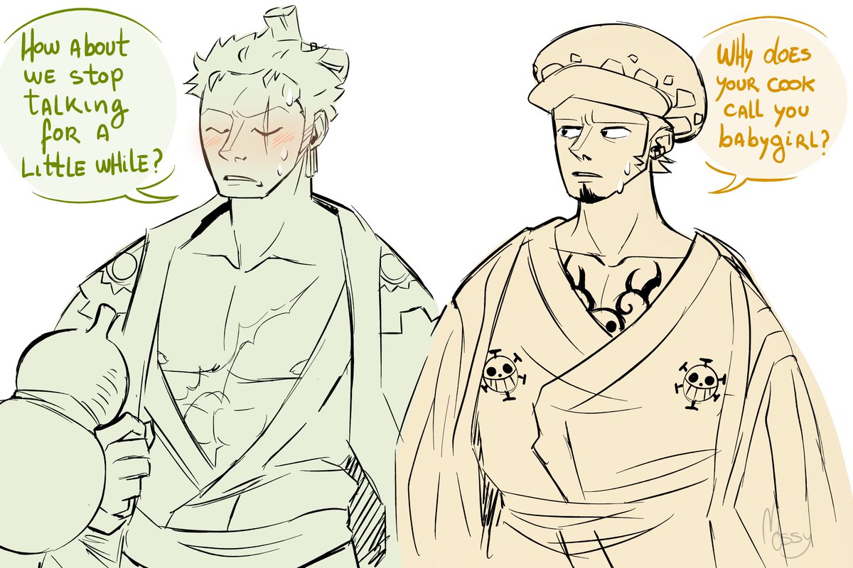 Babygirl #zosan #roronoazoro #trafalgarlaw