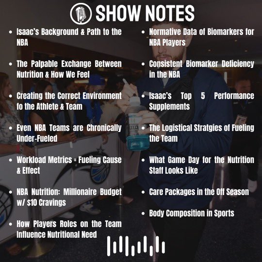 mtn_perform's tweet image. Episode 51 with @isaacmourier
Dive into how Isaac’s fuels the Orlando Magic and resources to improve any performance nutrition situation
podcasts.apple.com/us/podcast/mov…
