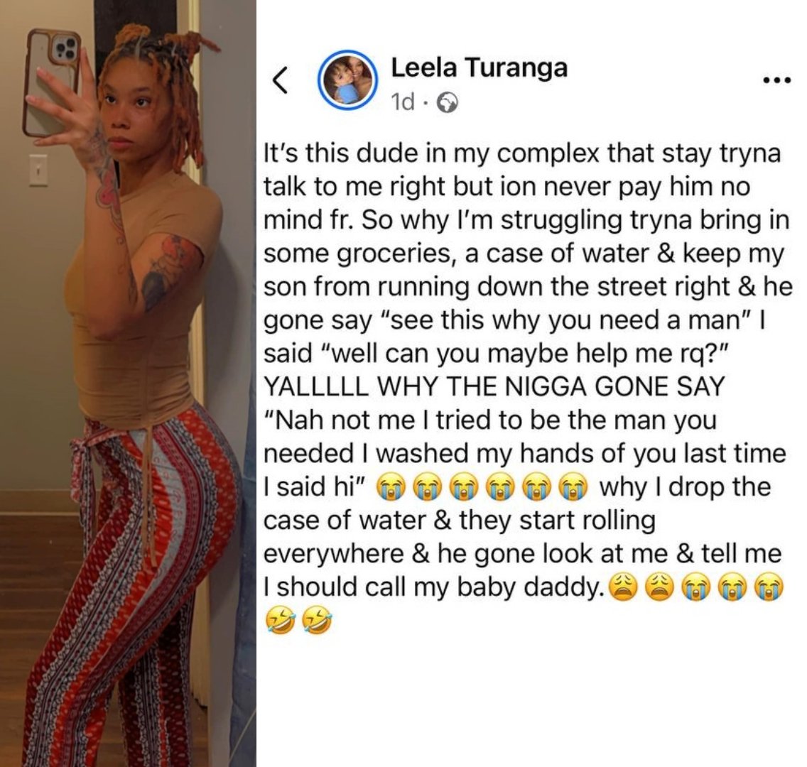 mymixtapez's tweet image. Woman says a man refused to help her because she turned him down 👀