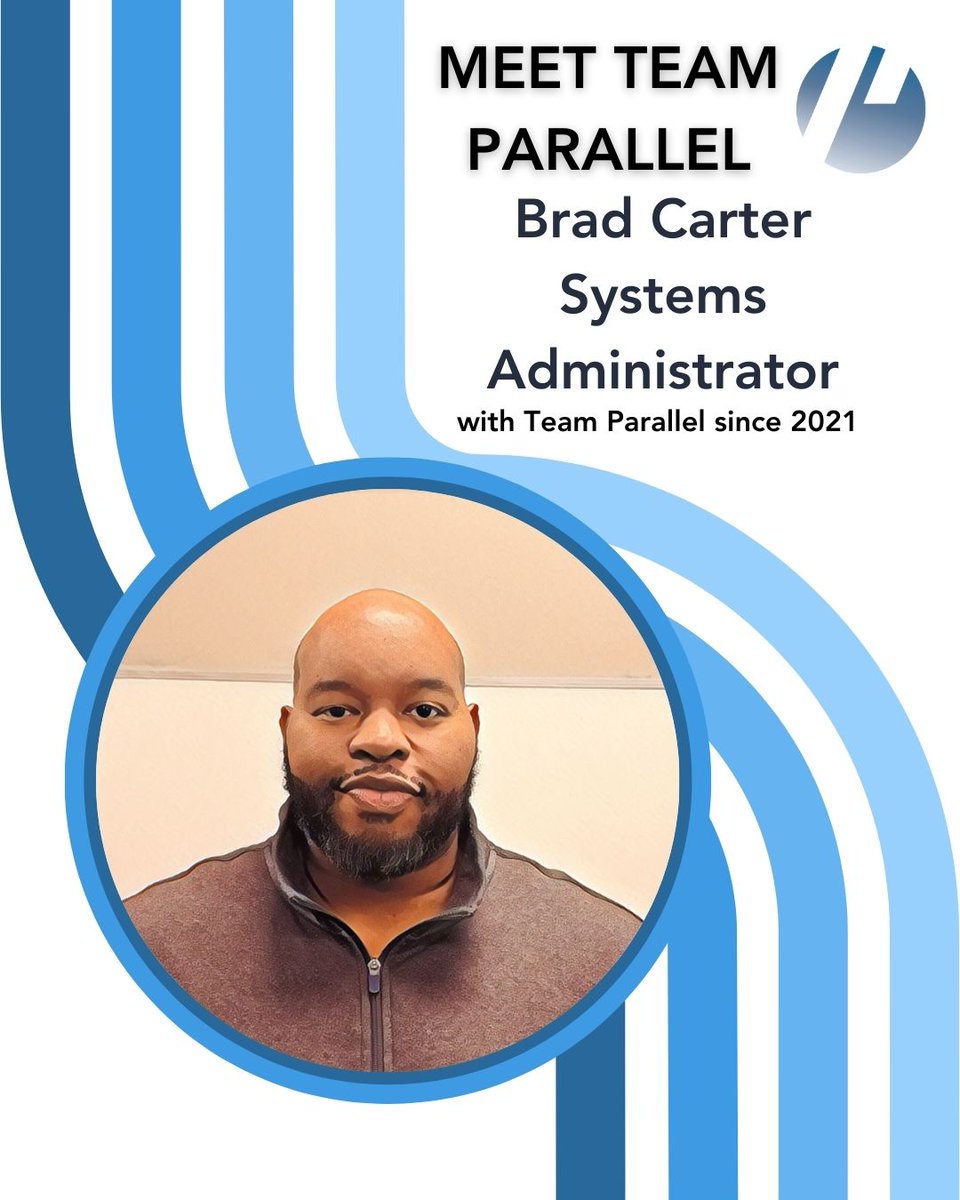 Parallel_Group's tweet image. 💻Employee Spotlight: Brad Carter 💻

Thank you for your unwavering dedication and hard work. Your expertise, problem-solving skills, and mentorship have made an impact on our #TeamParallel.