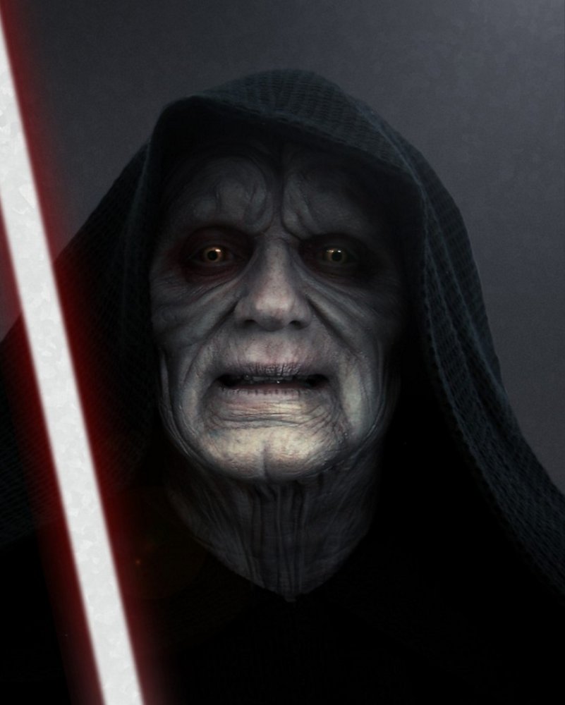 CobaltGreen1138's tweet image. Promotional images of Darth Sidious from Revenge of The Sith