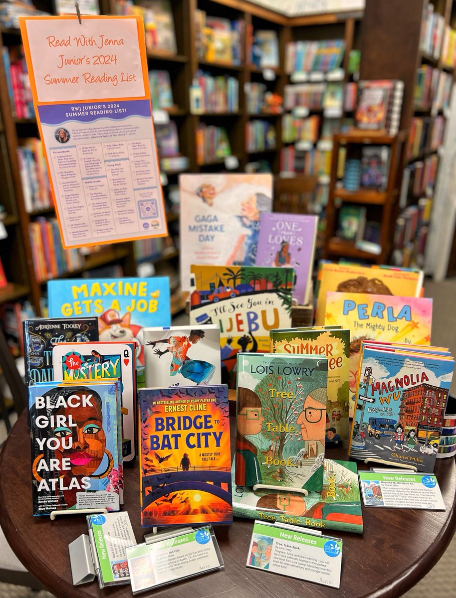 Blue Willow Bookshop (@bluewillowbooks) on Twitter photo Have you seen the awesome <a href="/JennaBushHager/">Jenna Bush Hager</a> Read With Jenna Jr. summer reading list? 🤩
Come by and browse these fantastic picks! Have you seen the awesome <a href="/JennaBushHager/">Jenna Bush Hager</a> Read With Jenna Jr. summer reading list? 🤩
Come by and browse these fantastic picks!