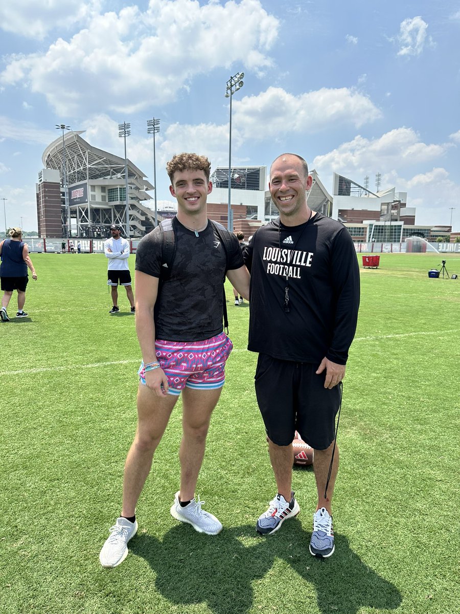 Nathan Kachel (@nathan_kachel) on Twitter photo Had a great time at <a href="/LouisvilleFB/">Louisville Football</a> camp. Thank you <a href="/CoachMaslowski/">Karl Maslowski</a> for having me to learn and compete with such great coaches and facilities Had a great time at <a href="/LouisvilleFB/">Louisville Football</a> camp. Thank you <a href="/CoachMaslowski/">Karl Maslowski</a> for having me to learn and compete with such great coaches and facilities