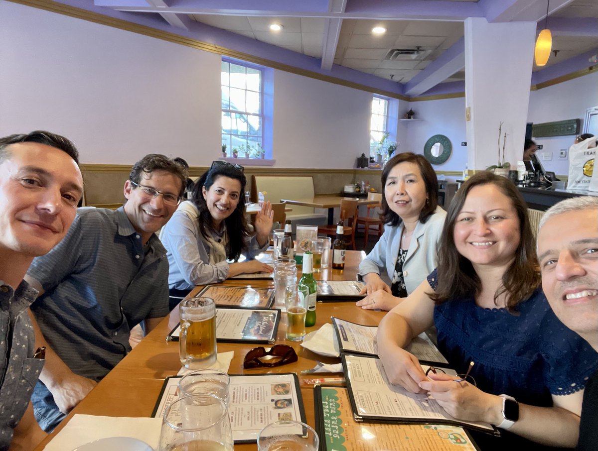 Nice dinner with friends! #scientistsatwork ⁦<a href="/yly99129/">Liya Yin, MD, PhD @UAZ Medicine-Phoenix</a>⁩ ⁦<a href="/MNCline/">Madeline Nieves</a>⁩ ⁦<a href="/mf_navedo/">Manuel F. Navedo</a>⁩ ⁦<a href="/DabertrandFab/">Fabrice Dabertrand</a>⁩