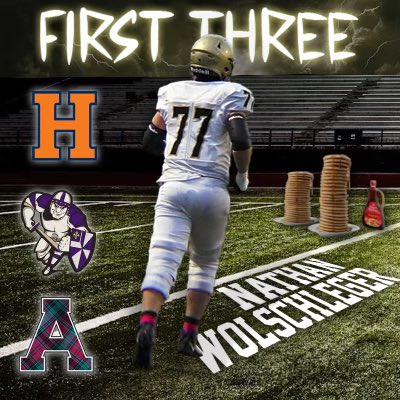 2025 OL Nathan Wolschleger recently received his first 3 offers to play college football! <a href="/NateWolschleger/">Nathan Wolschleger</a> <a href="/lcnboosterclub/">LCN Athletic Booster Club</a> <a href="/LCN_FB/">L'Anse Creuse North Football</a>