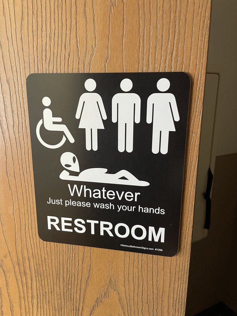 anita_velveeta's tweet photo. Make fun of these all you want, they are kinda corny, but as a touring trans woman musician it’s a relief to see this in a rural gas station. https://t.co/E3new8OAOs