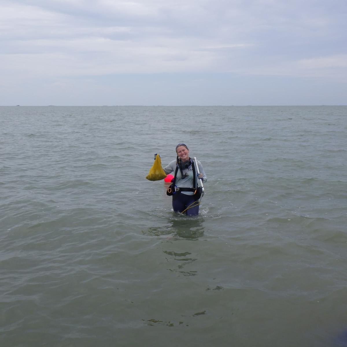 Last week, we continued our sampling of Mesquite Bay oyster reefs! In a monumental effort by TPWD and numerous partners, over 13,000 cubic yards of river rock was used to restore 70 acres of Carlos Reef, within the Mesquite Bay complex! 🌊🦪🛥️