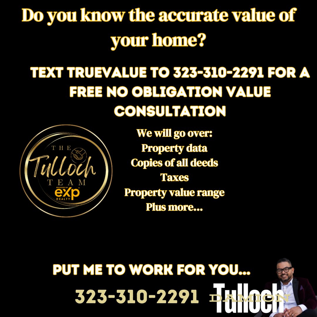 elev8moves's tweet image. Just in case you need my services or know someone who does, here is my contact info.

#damiontulloch #LosAngelesRealEstateLife, #LosAngelesHomeSearch, #GlendaleRealEstateDreams, #SantaClaritaHomeFinder, 

google.com/search?q=damio…