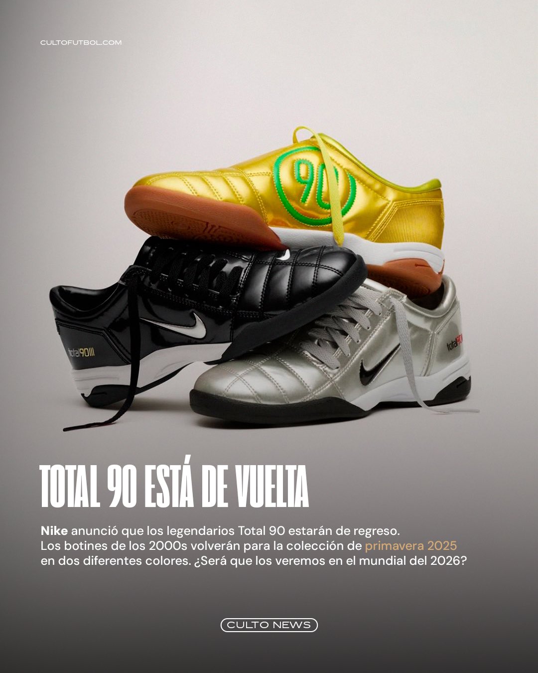 Culto Futbol on X nikefootball anuncio el regreso de los iconicos y vendran en tres diferentes colorways. Que te parecio https t VpvqfvPZyD X