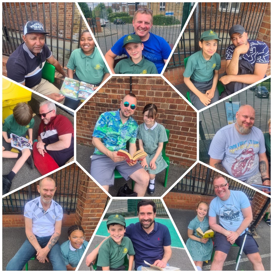 StAndrewsSW16's tweet image. Our fantastic Year 6 pupils hosted their annual post Father's Day Read and Tea event. It was a lovely opportunity for pupils to enjoy time in the sun, soaking up their literature favourites with their dads. 📚🫖☕️
#welovereading