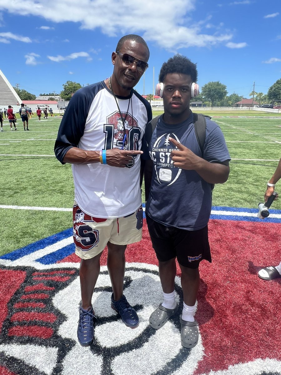 Amor”Tank”Scott (@tanktank26_) on Twitter photo I had a great time competing at the <a href="/SCState_Fb/">South Carolina State Football</a> camp today !! #pti🏝️ <a href="/ji_trojan/">James Island Trojans Football 🗡️</a> <a href="/CoachJMcKoy/">Jamar McKoy</a> <a href="/1Coach_Mike/">Coach_Mike</a> <a href="/coachberry77/">Chennis Berry</a> <a href="/CoachAlston5/">Coach Rashard Alston</a> <a href="/ScootCoach/">Jalen “Scoot” Simmons</a> I had a great time competing at the <a href="/SCState_Fb/">South Carolina State Football</a> camp today !! #pti🏝️ <a href="/ji_trojan/">James Island Trojans Football 🗡️</a> <a href="/CoachJMcKoy/">Jamar McKoy</a> <a href="/1Coach_Mike/">Coach_Mike</a> <a href="/coachberry77/">Chennis Berry</a> <a href="/CoachAlston5/">Coach Rashard Alston</a> <a href="/ScootCoach/">Jalen “Scoot” Simmons</a>