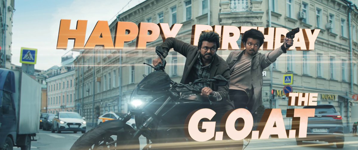 ShreyasS_'s tweet photo. #GOATGlimpse - Simple cut but neat one 😎

▶️ https://t.co/zS7OlE2voc
#HBDThalapathyVijay #TheGreatestOfAllTime‌ 

Hope the VFX gets better in the film... https://t.co/gGkHoM7lT2