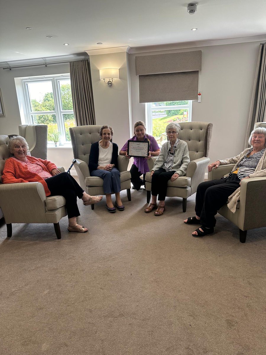 Marsh Farm Manor's Manager receives recognition for their work.