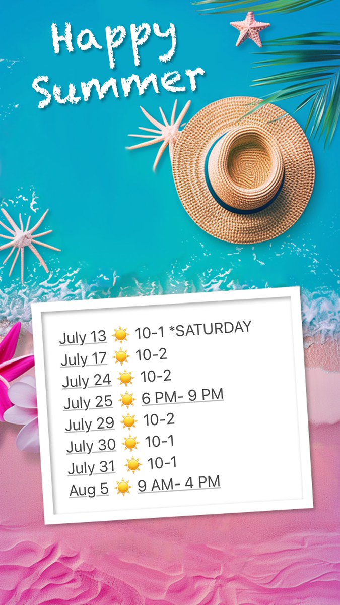 SUMMER and BACK TO SCHOOL HOURS 

Below are the Armory hours…we are open 30 + hours before school starts please get in during these times. 

The Armory is behind the God is Bigger rock, our size has not increased, please limit as best you can how many come as a family.