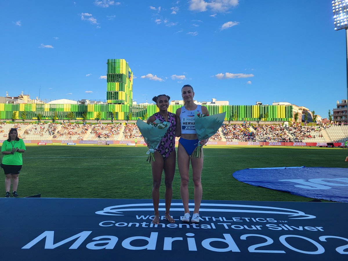 Las vencedoras de las dos pruebas de 400 m 🚺
#MeetingMadrid WACT Silver

Final A - Naomi VAN DEN BROECK 🇧🇪 50.80 MP
Final B - Blanca Hervás 51.68 MP (Líder 🇪🇸 del año)

📺 <a href="/teledeporte/">Teledeporte</a>
📊 bit.ly/4cxz0RkS