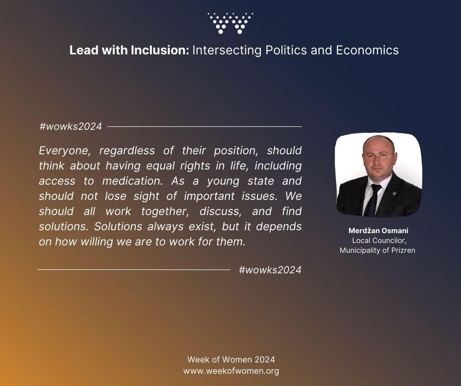 Revisiting moments from our Week of Women Policy Debates 2024.
Nothing inspires us more than our Week of Women speakers!

#NDIKosovo #USAIDKosovo #SwissEmbassyPristina #wowks2024 #LeadWithInclusion #IntersectingPoliticsandEconomics 
#InvestInWomen #MoreActiveAllies