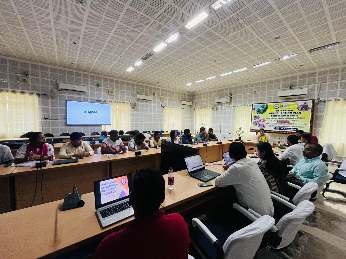 Two Days District Level Annual Action Plan Rollout of TRLM in Unakoti District has been conducted on 20th &amp; 21st June 2024 at Circuit House, Kailasahar, Unakoti. 

The rollout programme is conducted under the Chairman of Sri. Dilip Kumar Chakma, IAS, DM &amp; Collector, Unakoti.