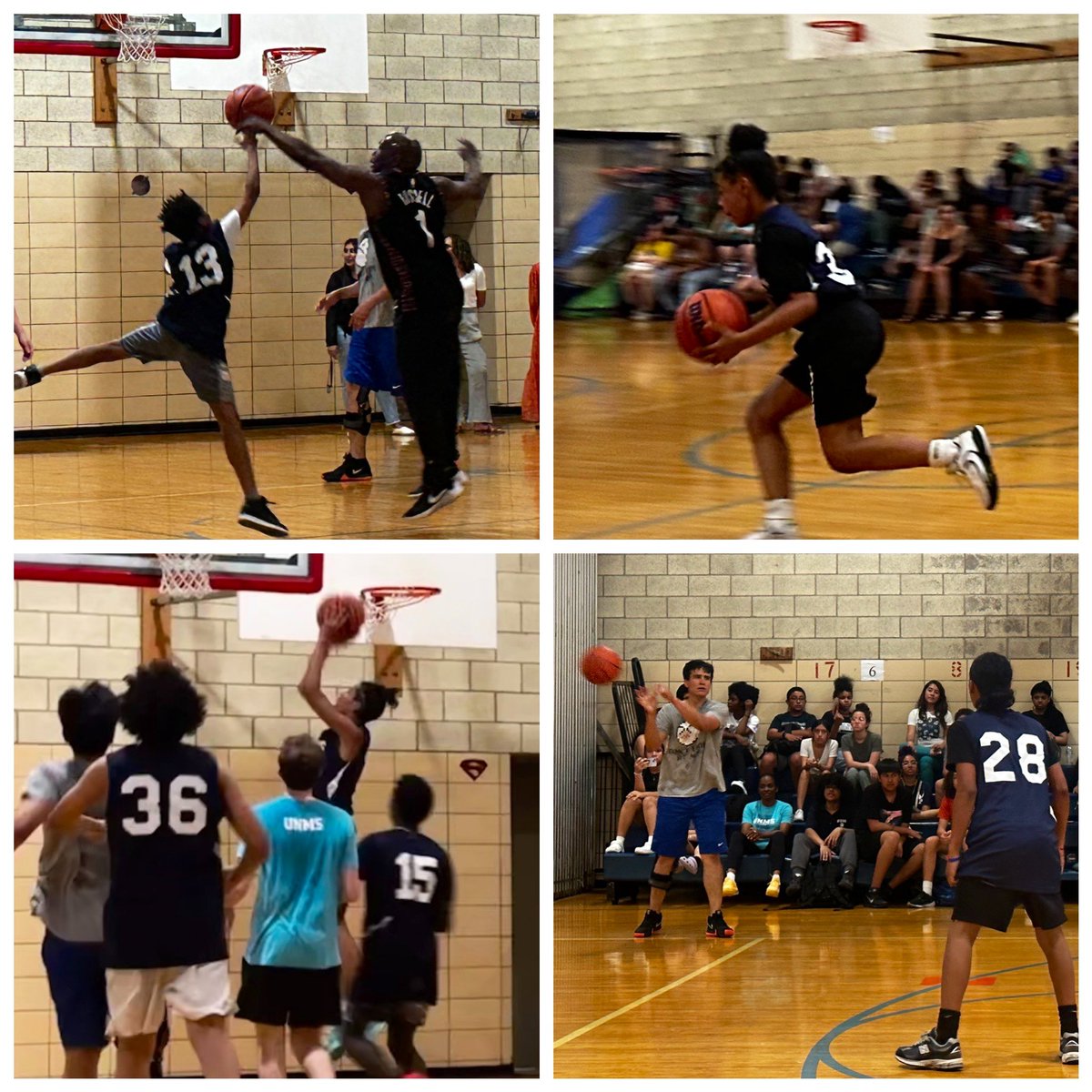 UNMSRocks's tweet photo. Our Annual Picnic Day got cancelled due to a NYC heat advisory. However, that did not stop us from having fun! Shout out to our students and staff for being an amazing sport and for playing hard during volleyball and basketball! 🏐🏀 🐾 #unmsrocks https://t.co/m5xR3K7aRx