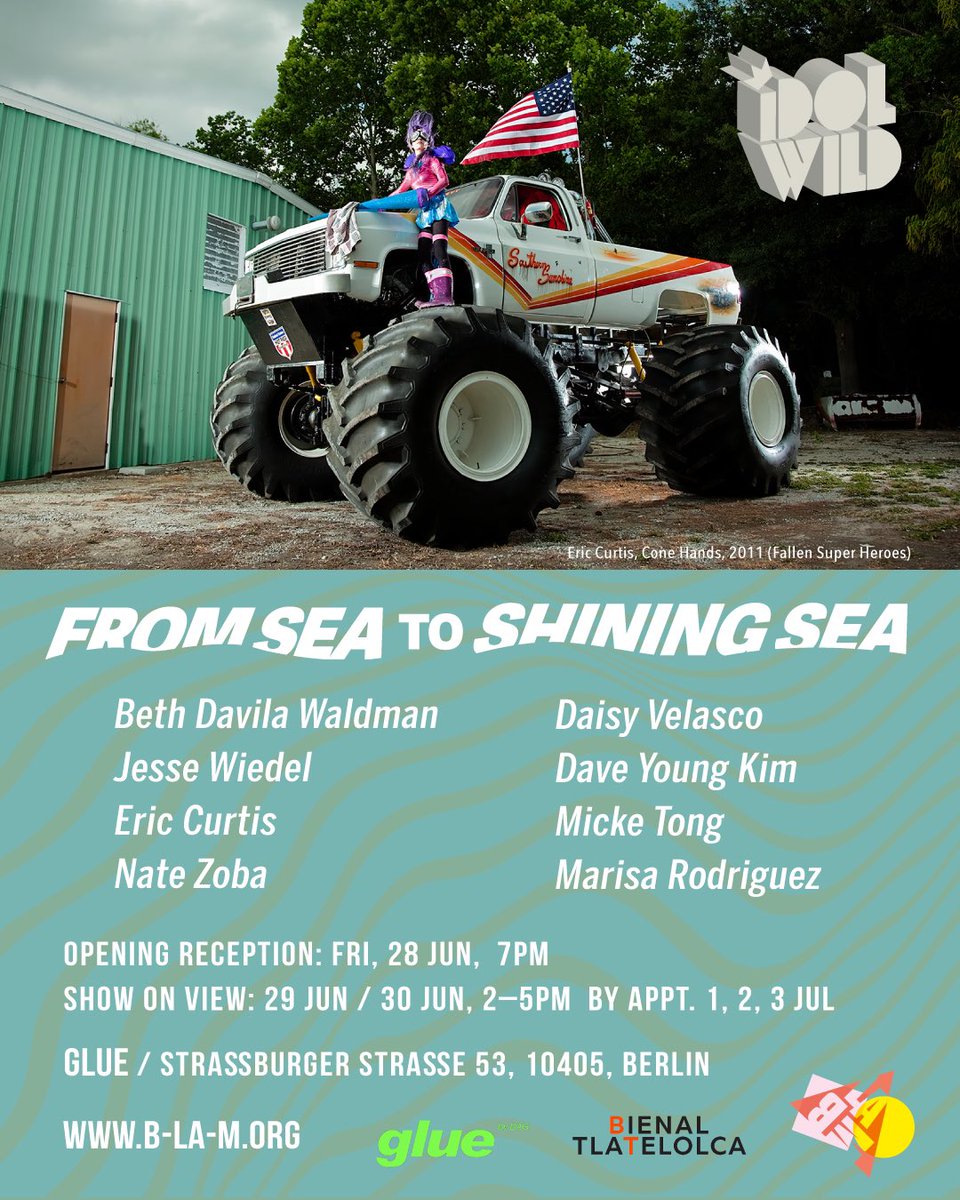 Berlin, Germany Next Week at Glue Gallery for B-LA-M Art Exchange.