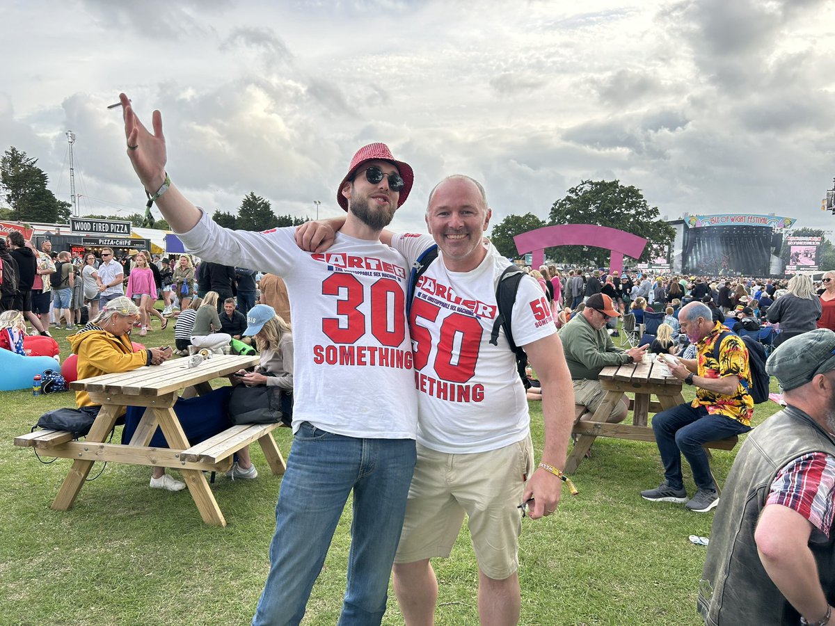 AndyFCRFC's tweet photo. Rocking the coolest shirts at #iow2024 https://t.co/d7Z4H8HGEb