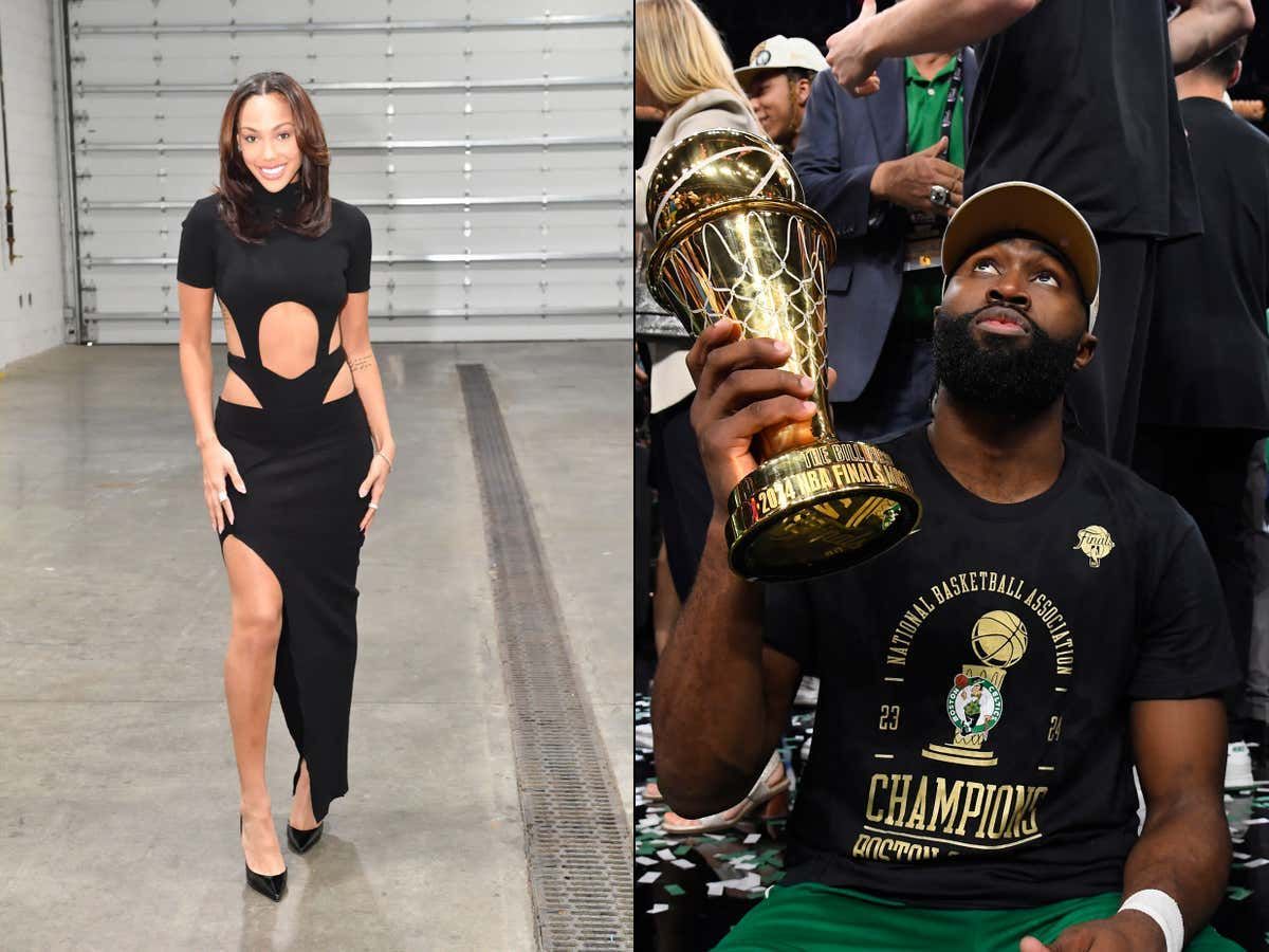 barstoolsports's tweet photo. Rumors Are Swirling Jaylen Brown Is Dating WNBA Player Kysre Gondrezick After She Was Seen On His Duckboat At The Celtics Parade https://t.co/WZCOtDkPZw https://t.co/AQP1QvmMO1
