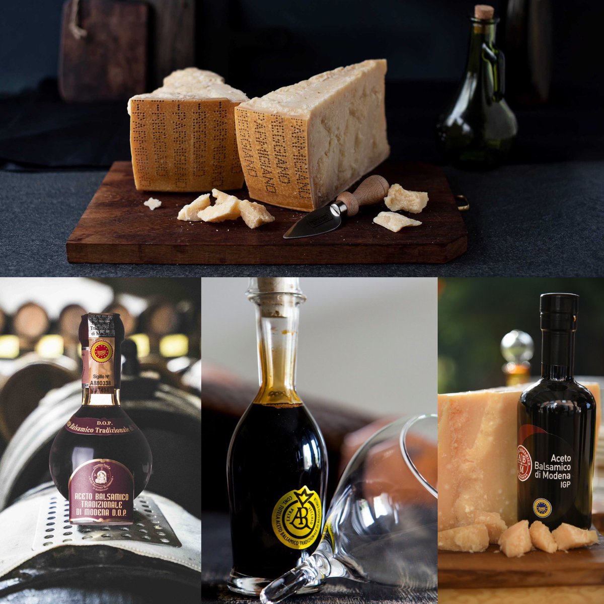 FrancineSegan's tweet image. Taste aceto balsamico like a sommelier! Discover nuances of 3 types of #balsamic vinegars of Emilia Romagna with unique pairings of Parmigiano Reggiano PDO @theonlyparmesan at #FancyFoodShow BOOTH 2612, Italian Pavilion, 6/23 2:30PM