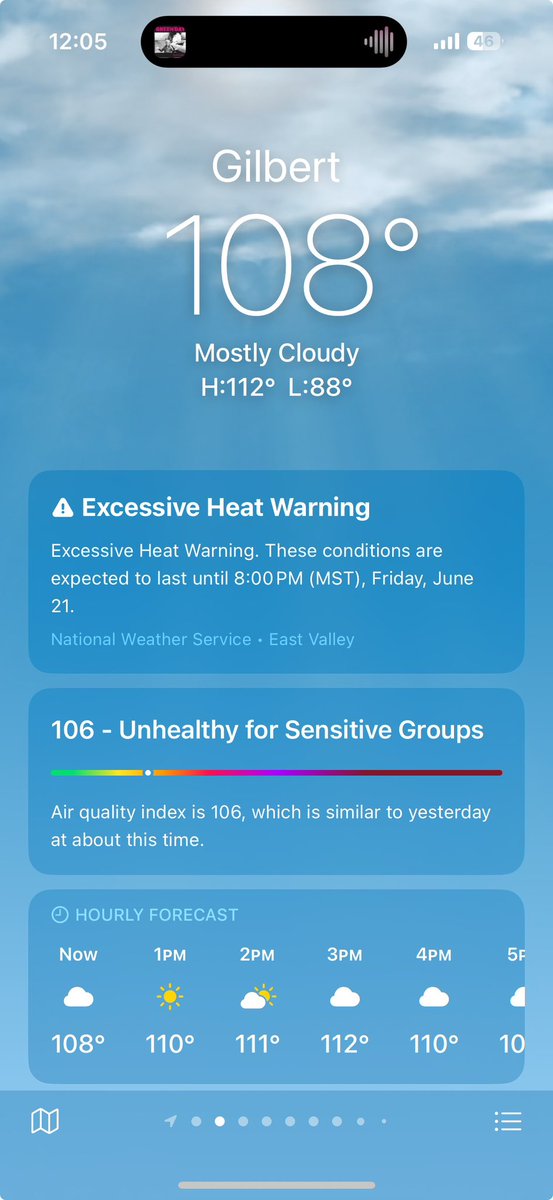 Another day in paradise.