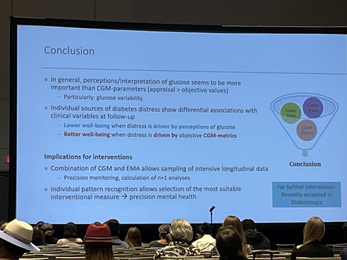 Fantastic presentation at #adaSciSessions by <a href="/EhrmannDominic/">Dominic Ehrmann</a> showing how we can get more precise to understand &amp; reduce diabetes distress
<a href="/PSAD_studygroup/">PSAD</a>