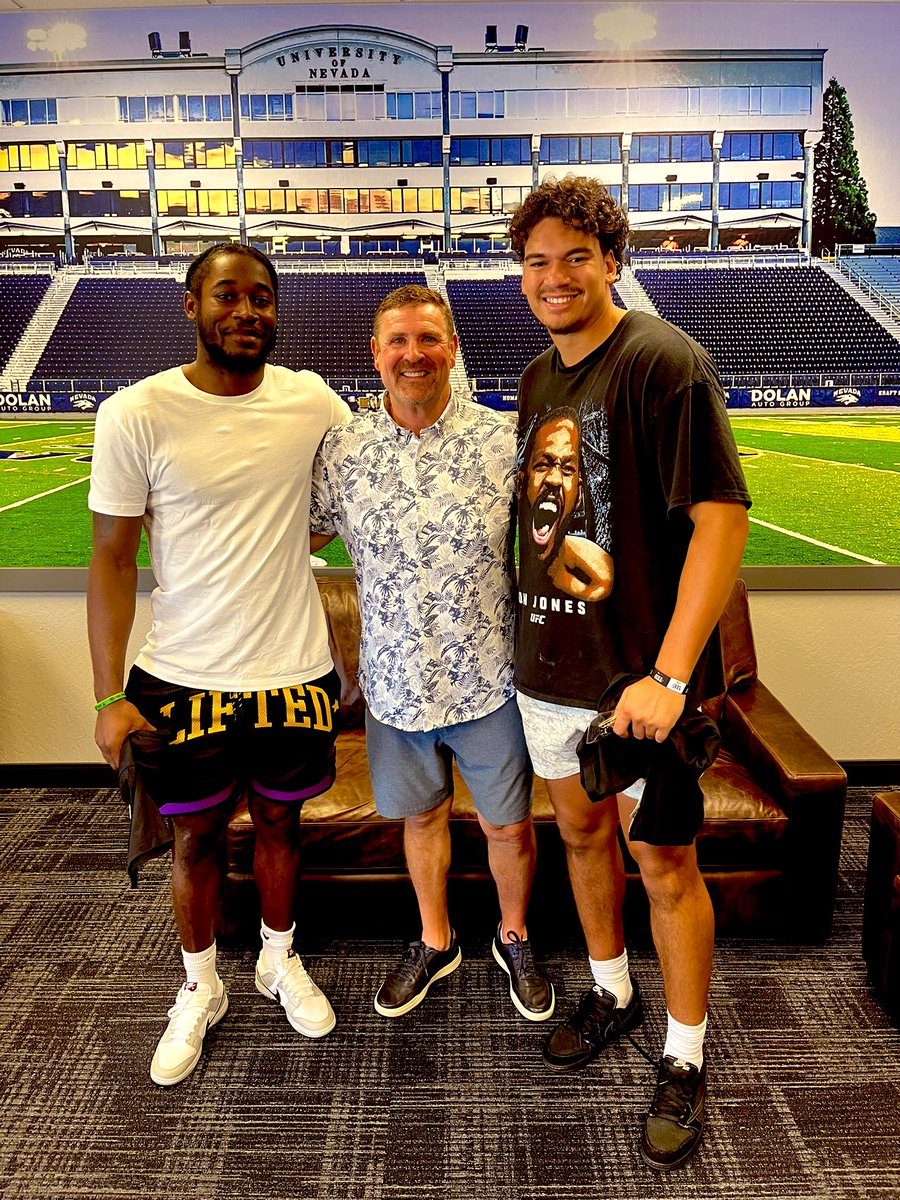 Always great to have family back on Campus - Wolf Pack greats <a href="/RomeoDoubs/">RD</a> <a href="/KingCole_Turner/">Cole Turner</a>
Thanks for stopping by!