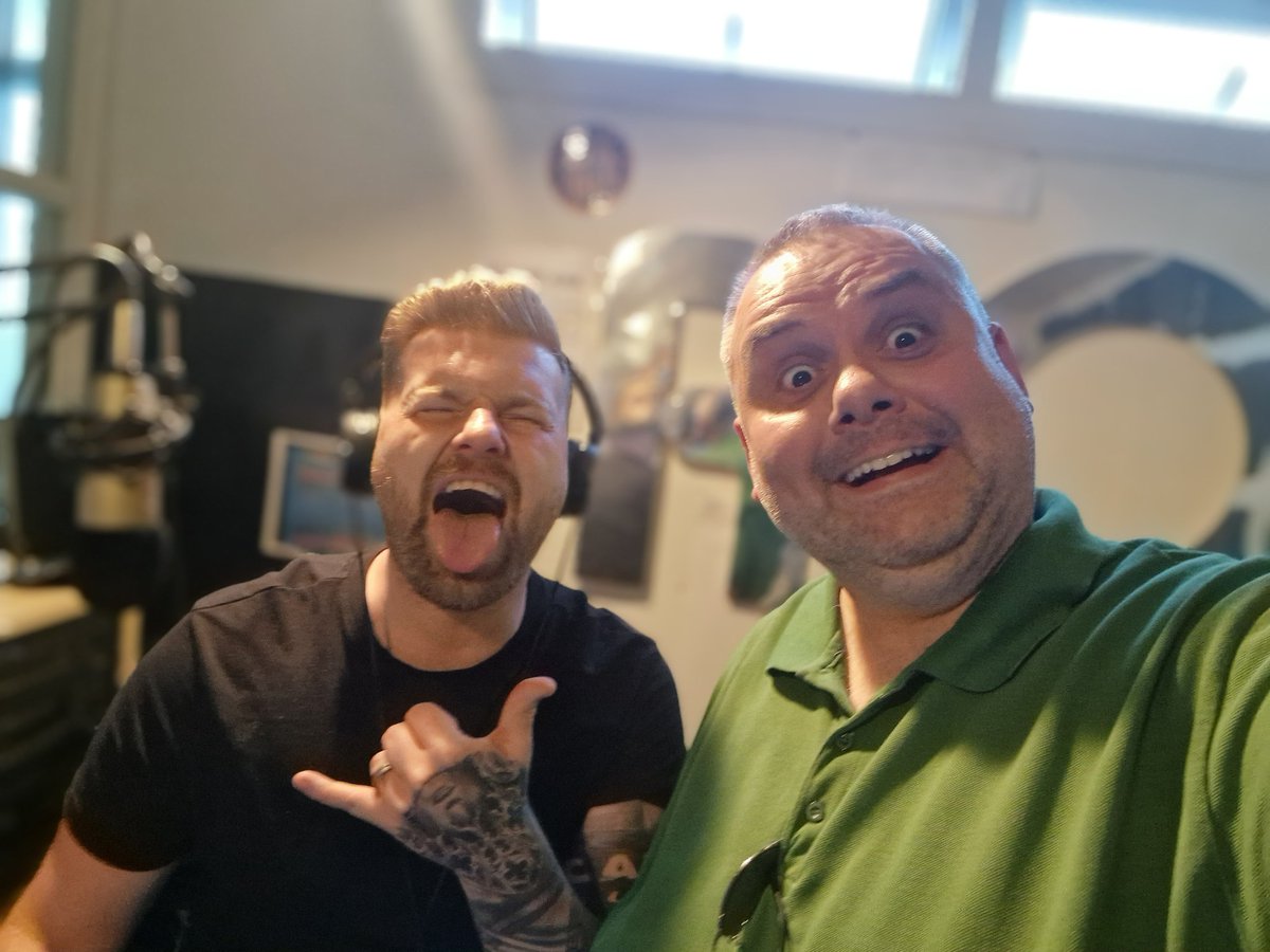 #selfieday at <a href="/OdstockRadio/">Radio Odstock www.radioodstock.org.uk</a> with the Gravy boys.