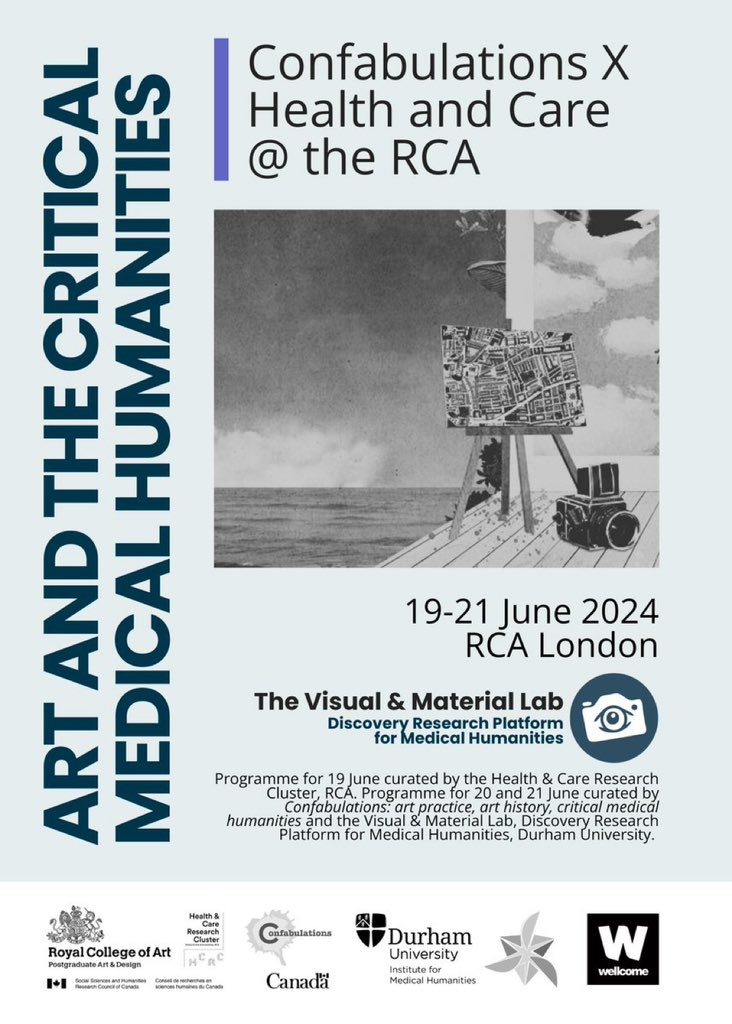 Daniel Regan (@danieljayregan) on Twitter photo Quite the medical humanities week! Curating the clin hums exhibition at <a href="/SomersetHouse/">Somerset House</a> for the fantastic <a href="/KUMEC4KCL/">KUMEC</a> & 2nd year med students.
Followed by fantastically stirring, deep sharing & workshopping for the Confabulations event at <a href="/RCA/">Royal College of Art</a>. Thx for invite @DrFiJohnstone & co! Quite the medical humanities week! Curating the clin hums exhibition at <a href="/SomersetHouse/">Somerset House</a> for the fantastic <a href="/KUMEC4KCL/">KUMEC</a> & 2nd year med students.
Followed by fantastically stirring, deep sharing & workshopping for the Confabulations event at <a href="/RCA/">Royal College of Art</a>. Thx for invite @DrFiJohnstone & co!