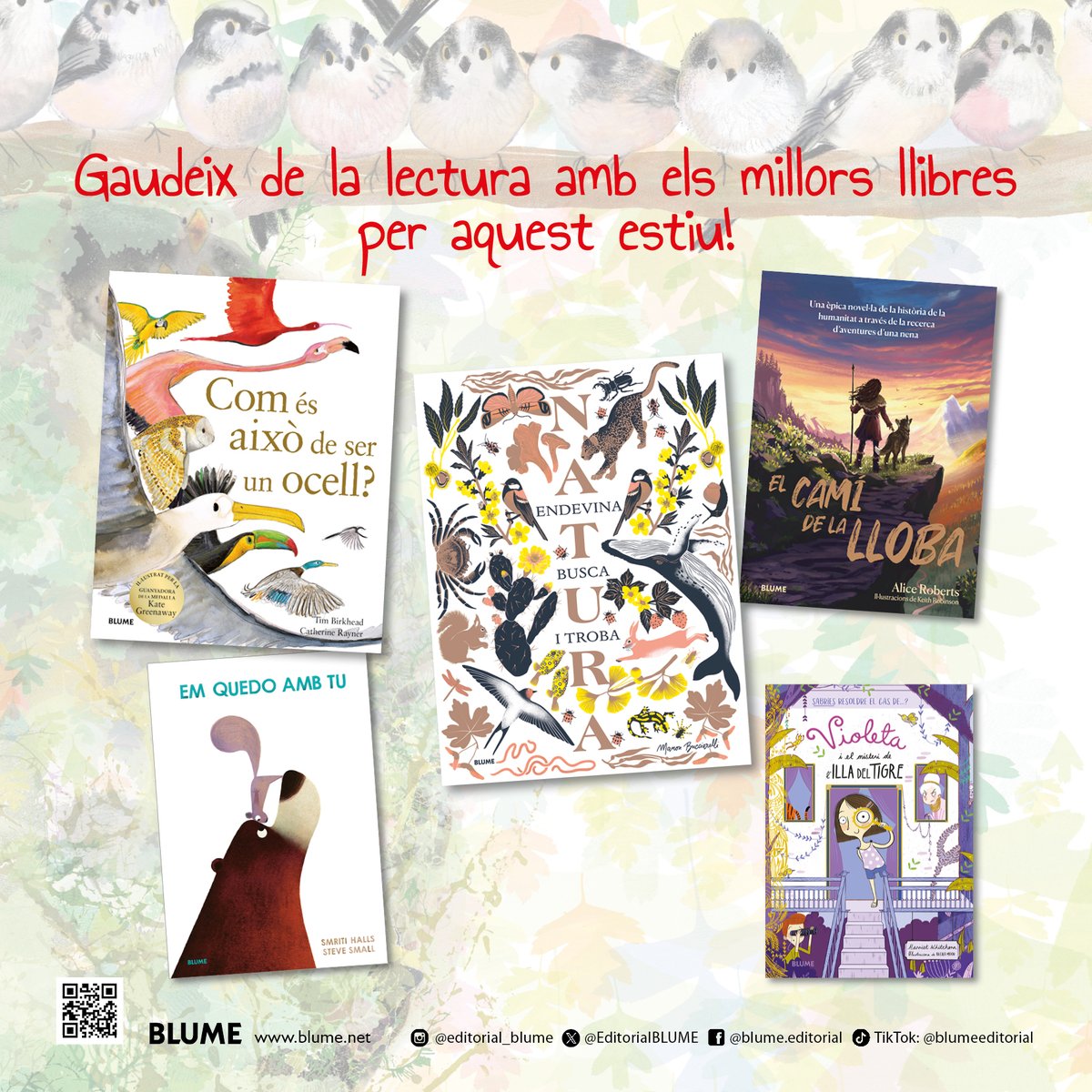 EditorialBLUME's tweet photo. ¡Por fin ha llegado el verano! ¡Que sea uno lleno de lectura! ¡Disfrutad! 
Per fi ha arribat l'estiu! Que sigui un ple de lectura! Gaudiu! #verano #estiu #lectura #libros #librosrecomendados #librosinfantiles #llibresinfantils #llibrespernens #librosblume 
https://t.co/ak7FJ0rieR https://t.co/6NOHsiryeU